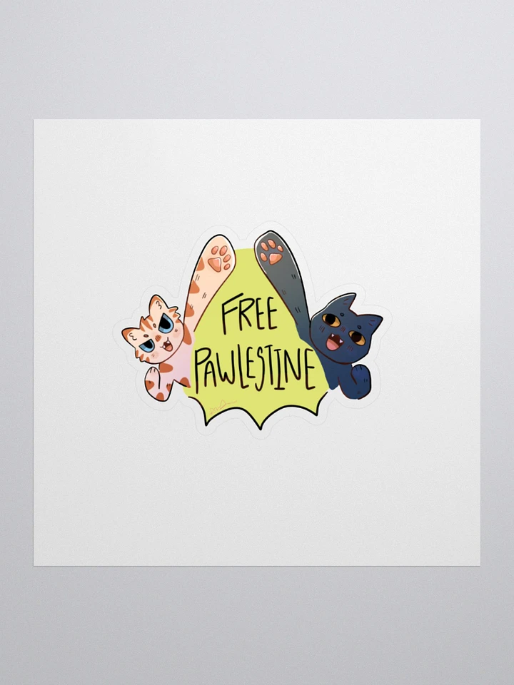 Free Pawlestine Sticker product image (1)