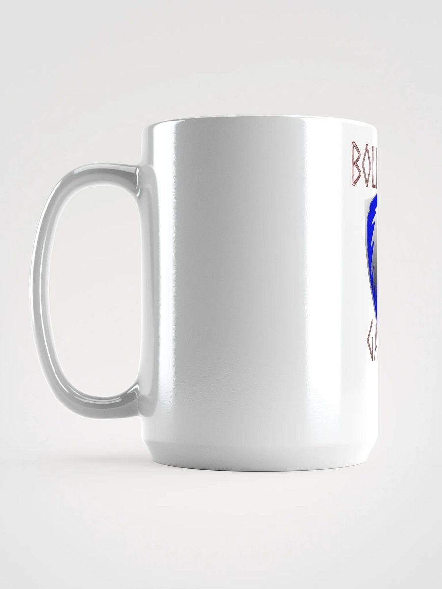 Bold Wolf Gaming Shield Mug (WHITE) product image (6)
