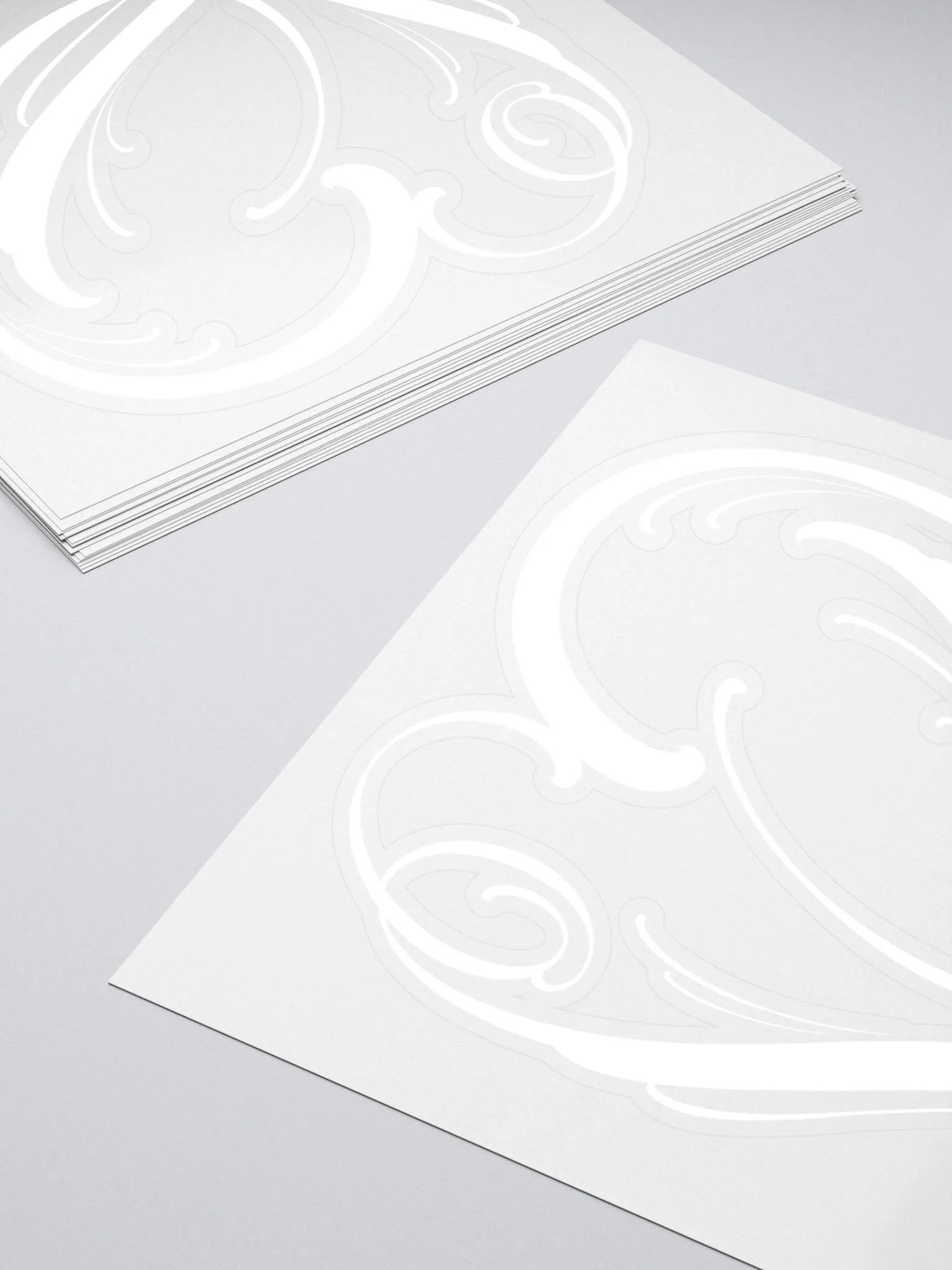 White Logo Sticker product image (4)