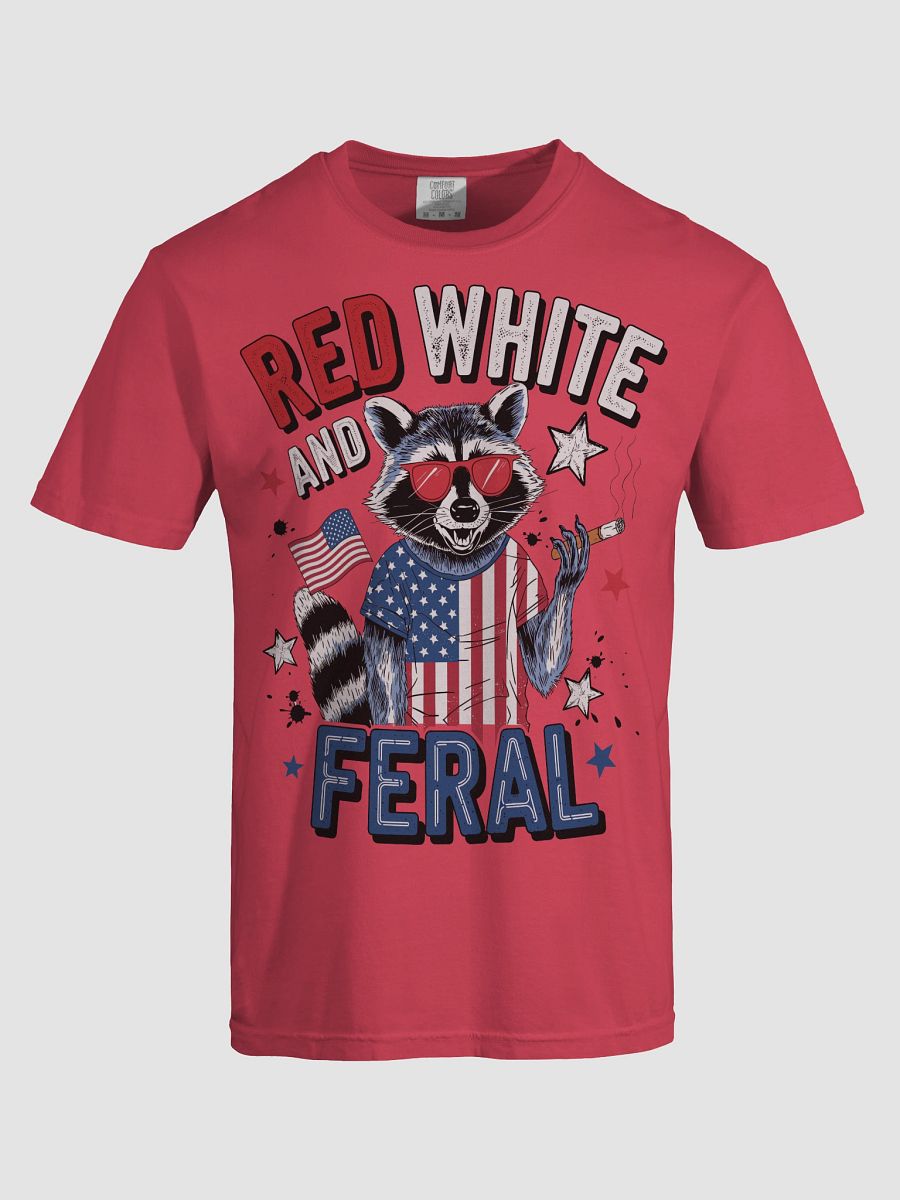 Patriotic Raccoon Summer T-Shirt product image (5)
