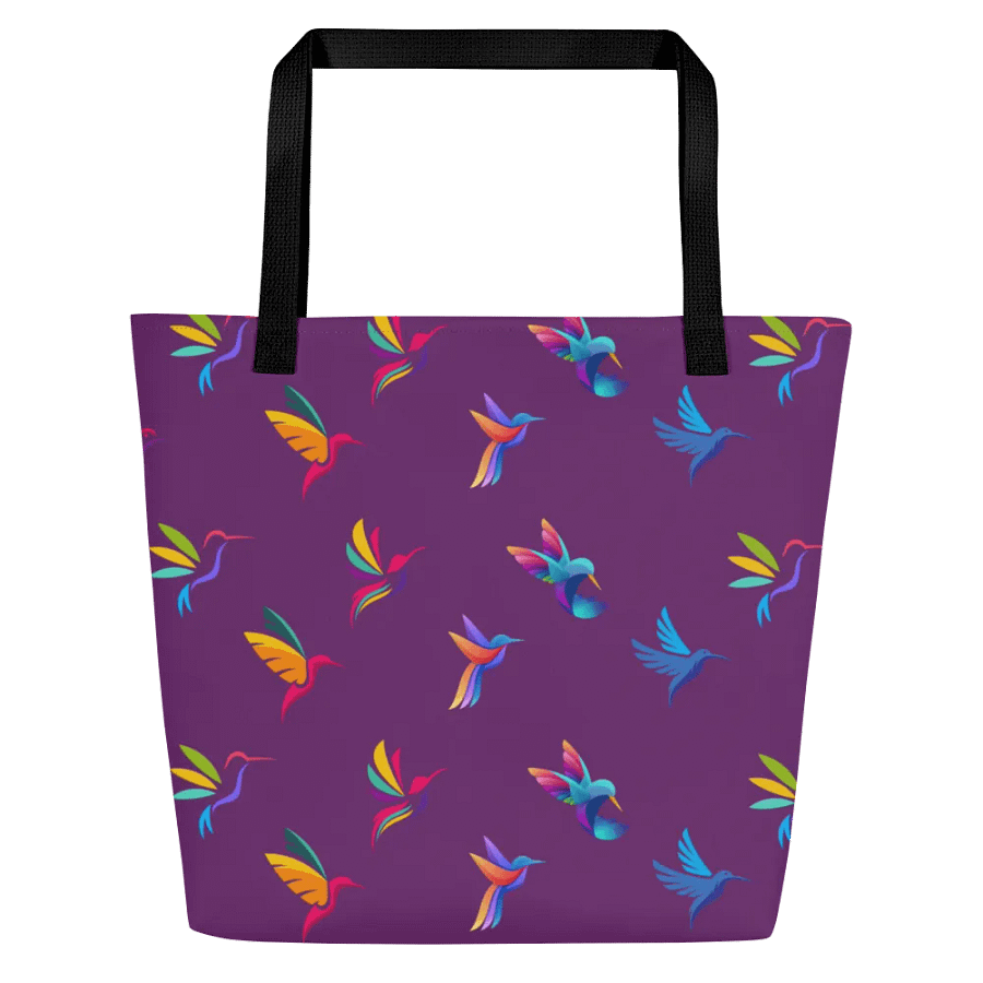Vibrant hummingbird Dreams Tote Bag for birdlovers product image (3)