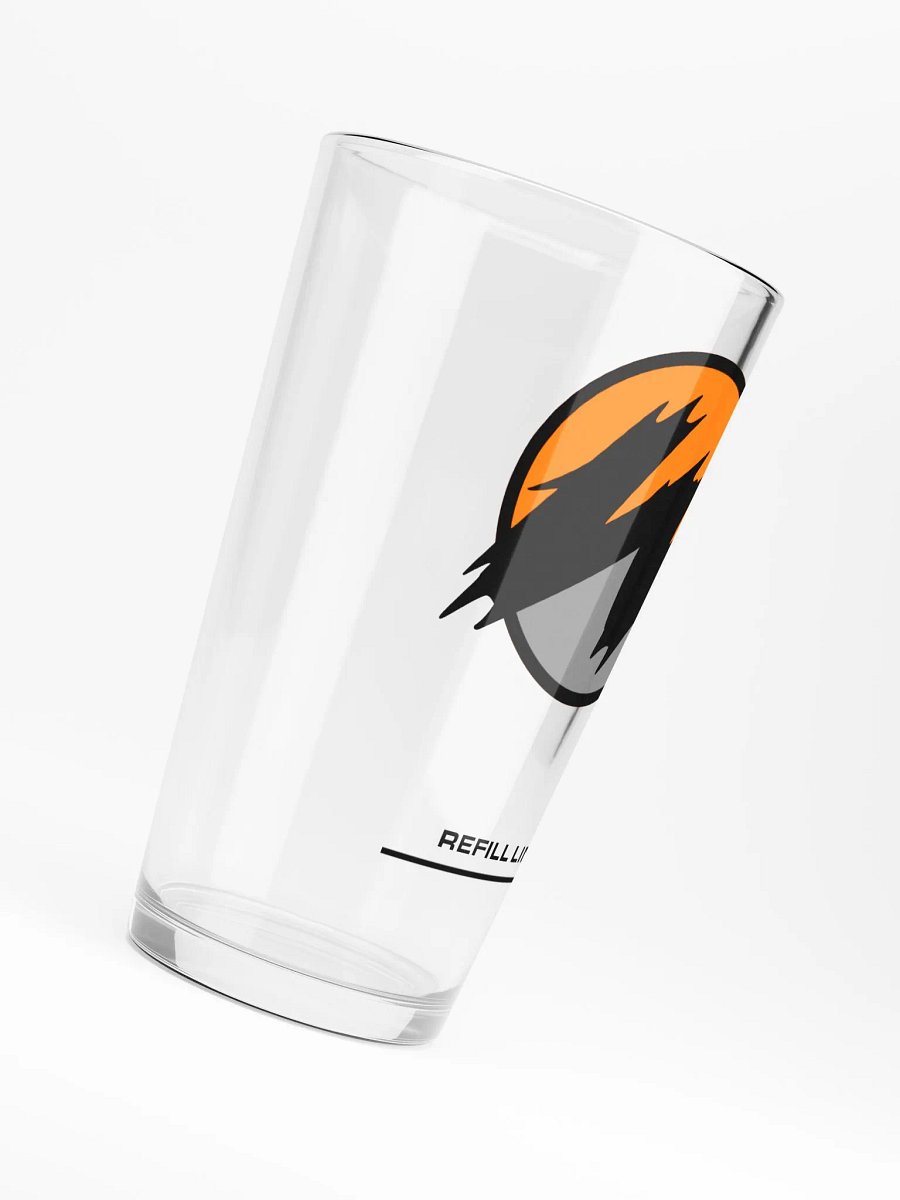 Never empty with wild Pint Glass product image (6)