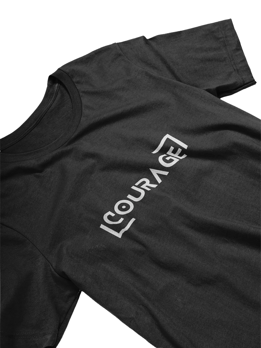 Courage Black T-Shirt product image (3)