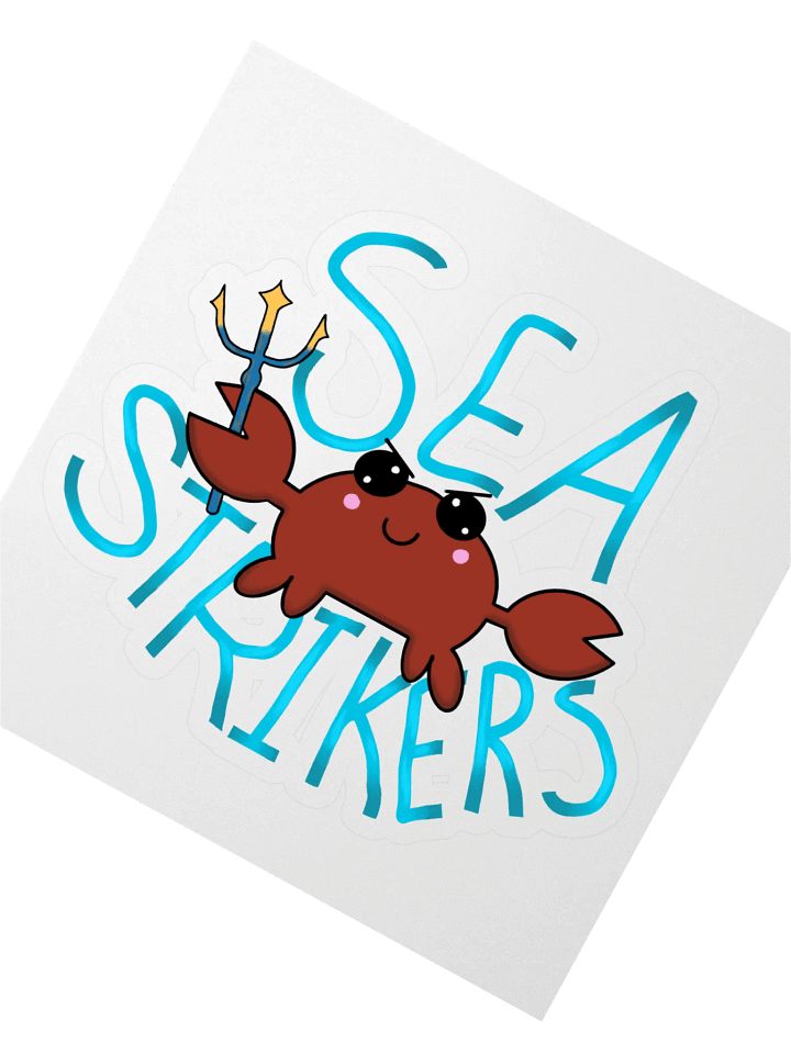 Aqua Team logo sticker product image (2)
