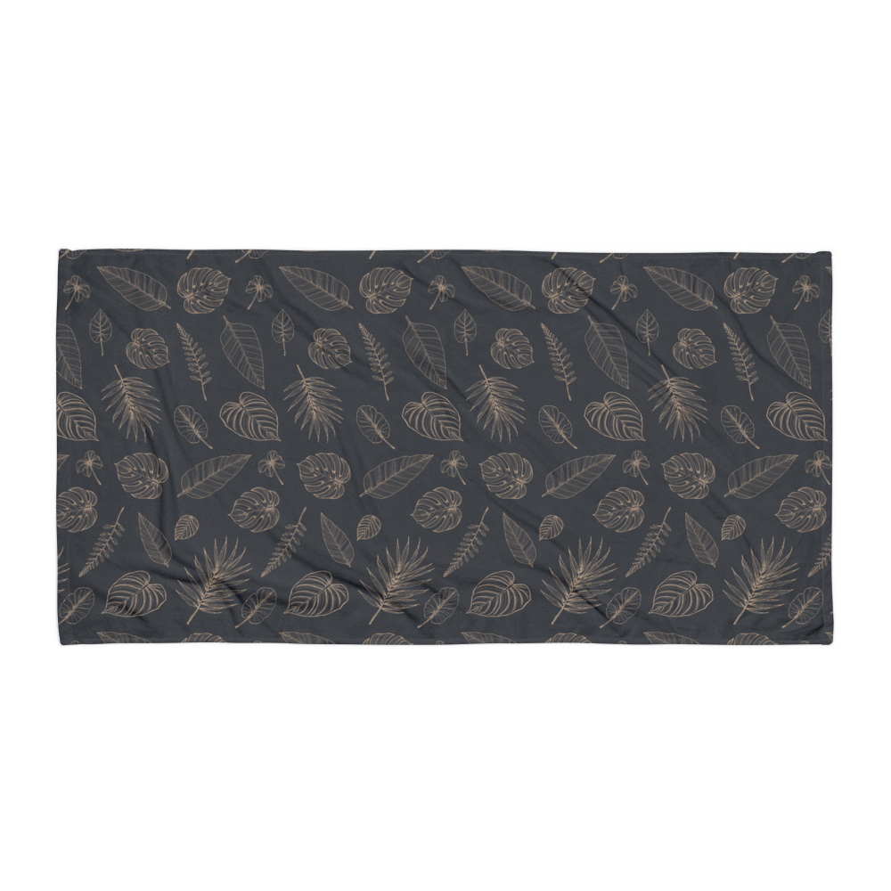 Sublimated Towel - Tropical leaf pattern product image (1)
