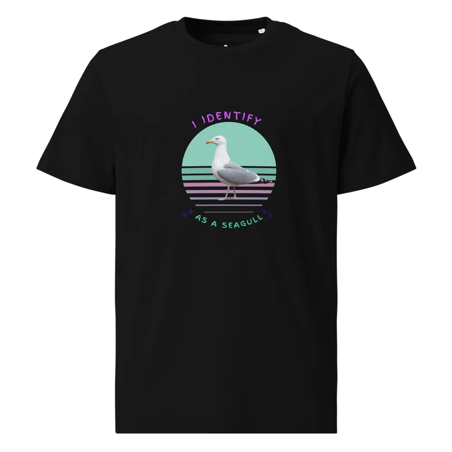 I Identify as a Seagull Organic Cotton T-Shirt product image (1)