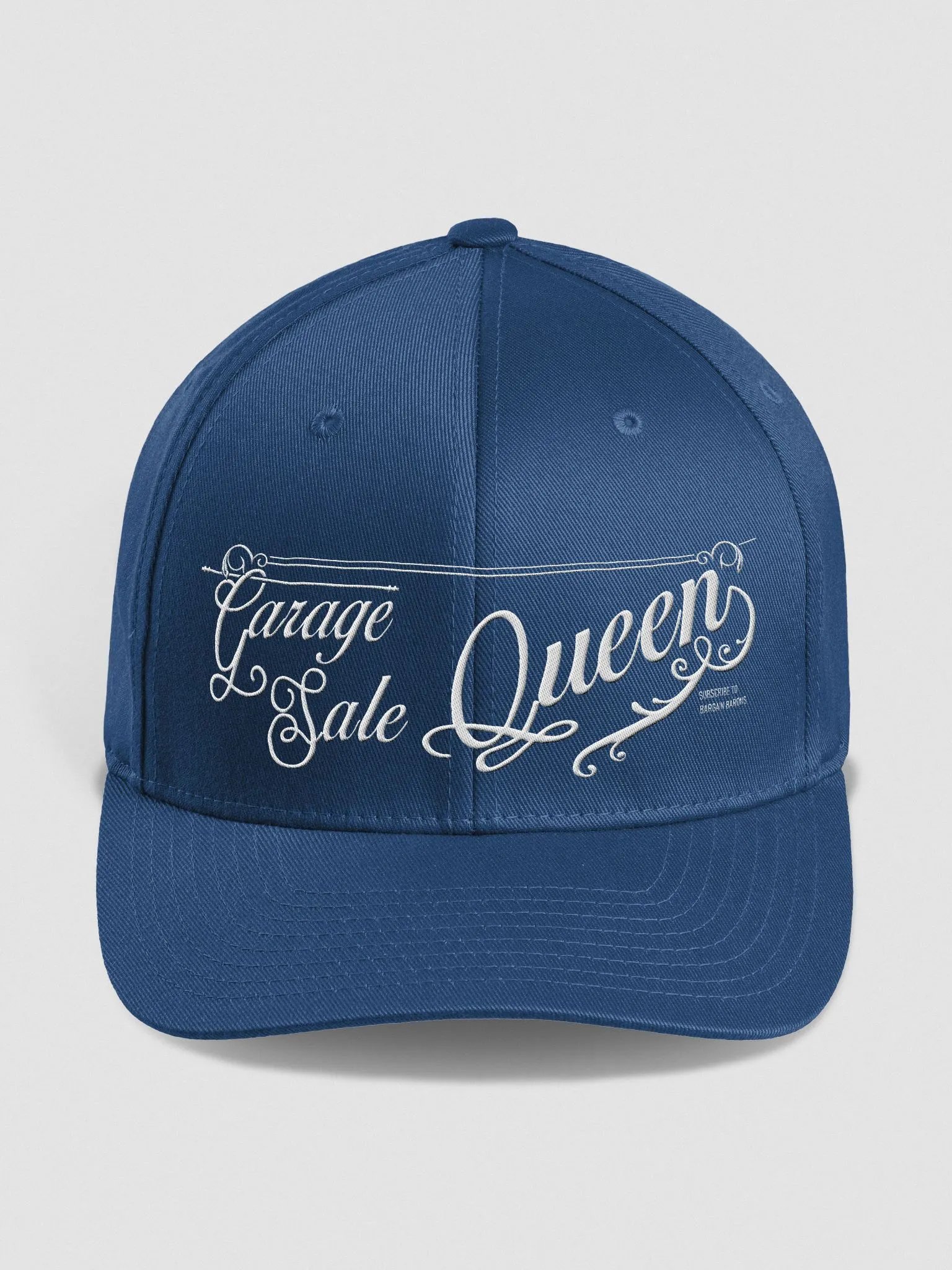 GARAGE SALE QUEEN (Embroidered Fitted Cap) product image (1)