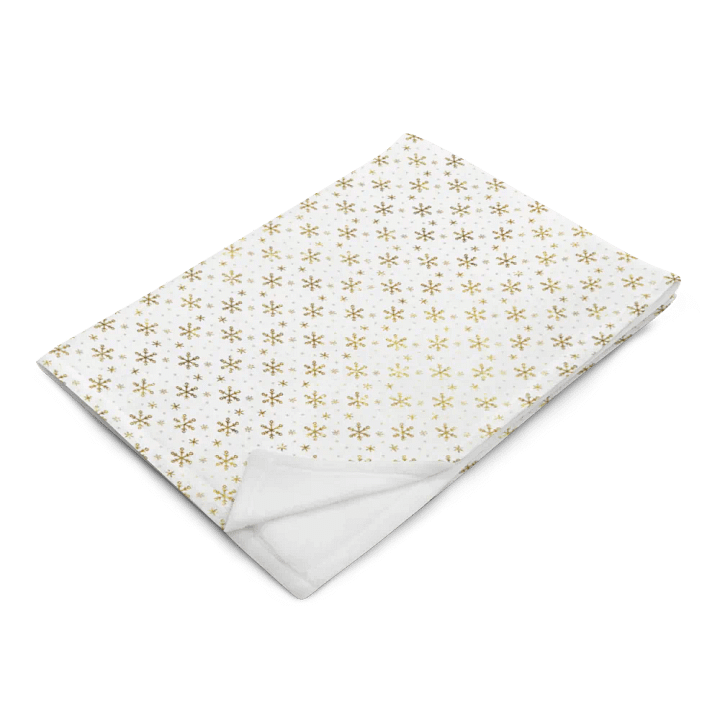 Golden Snowflake Blanket product image (2)