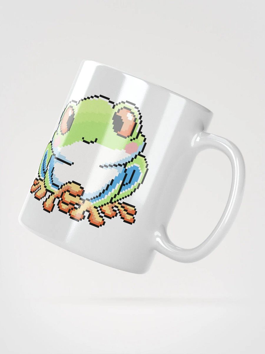 Light Green Rip the Frog White Glossy Mug product image (3)