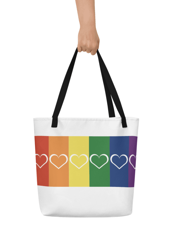 Pride Hearts Tote product image (1)