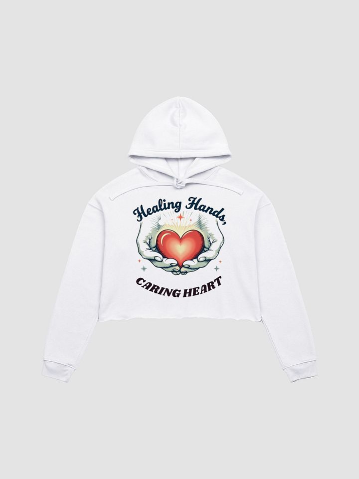 Healing Hands - Caring Heart Crop Hoodie product image (2)