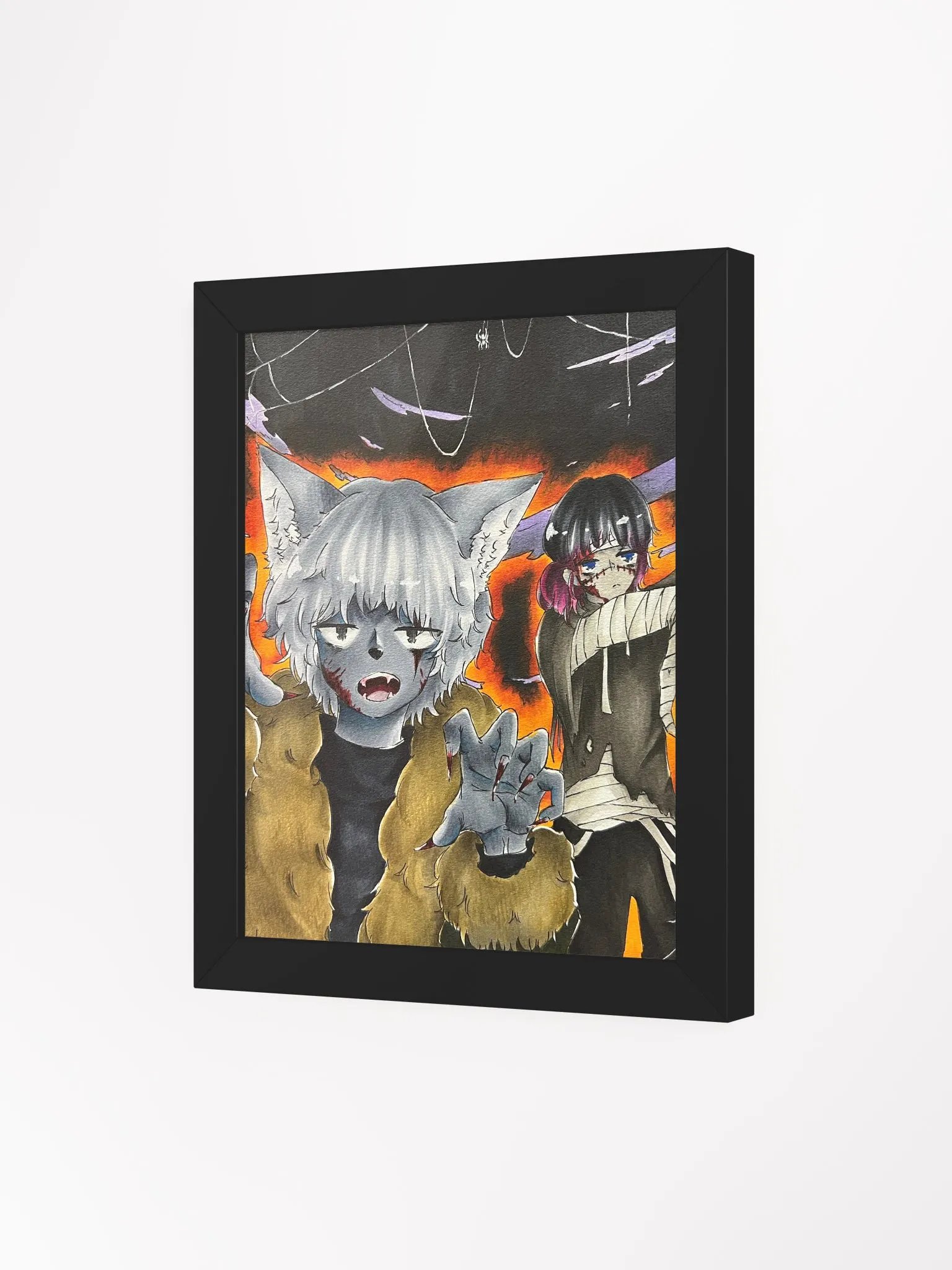 Werewolf and Mummy - Framed Matte Poster product image (13)