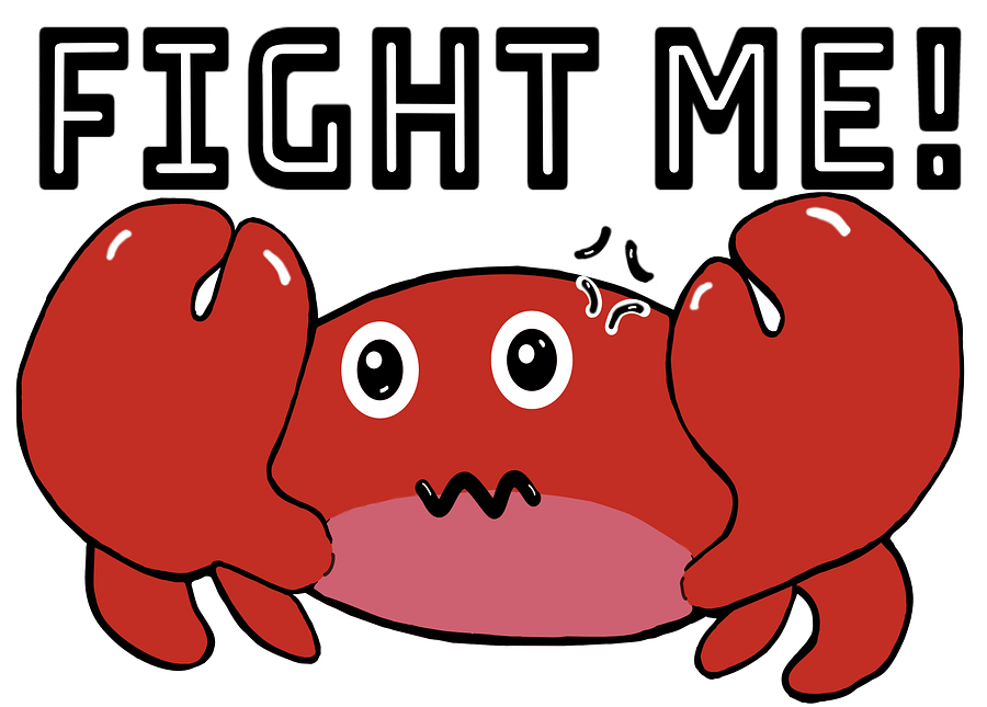 Fight Me Crab Shirt product image (6)