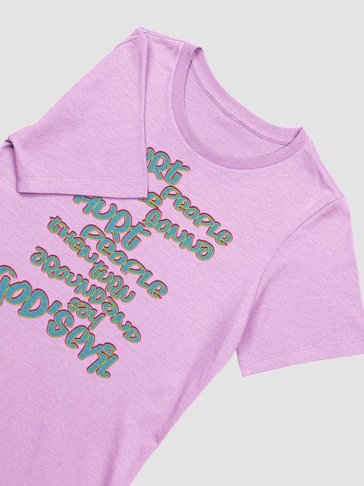 Hurt People - Blue Graffiti - Bella+Canvas Women's Supersoft Relaxed-fit T-Shirt product image (1)