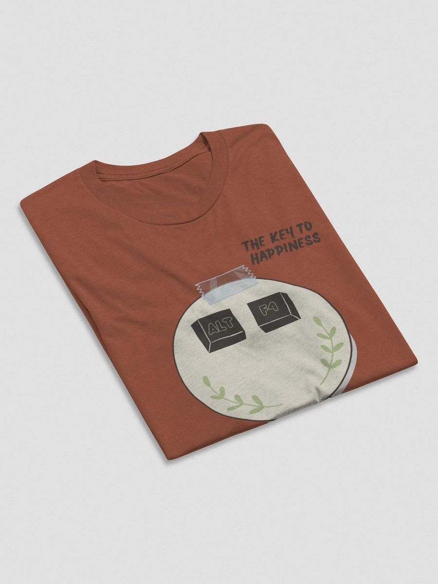 The Key to Happiness Triblend T-shirt product image (6)