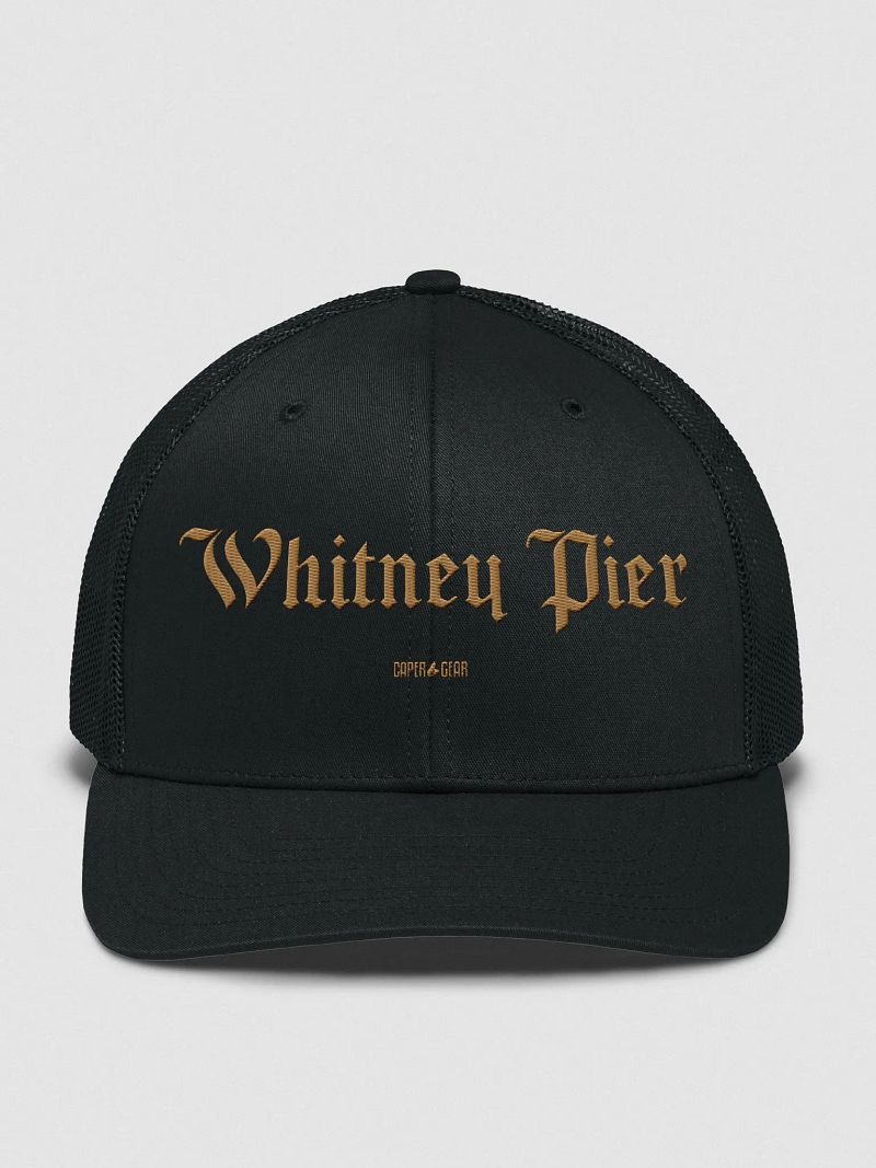"WHITNEY PIER" TRUCKER HAT (GOLD LETTERING)