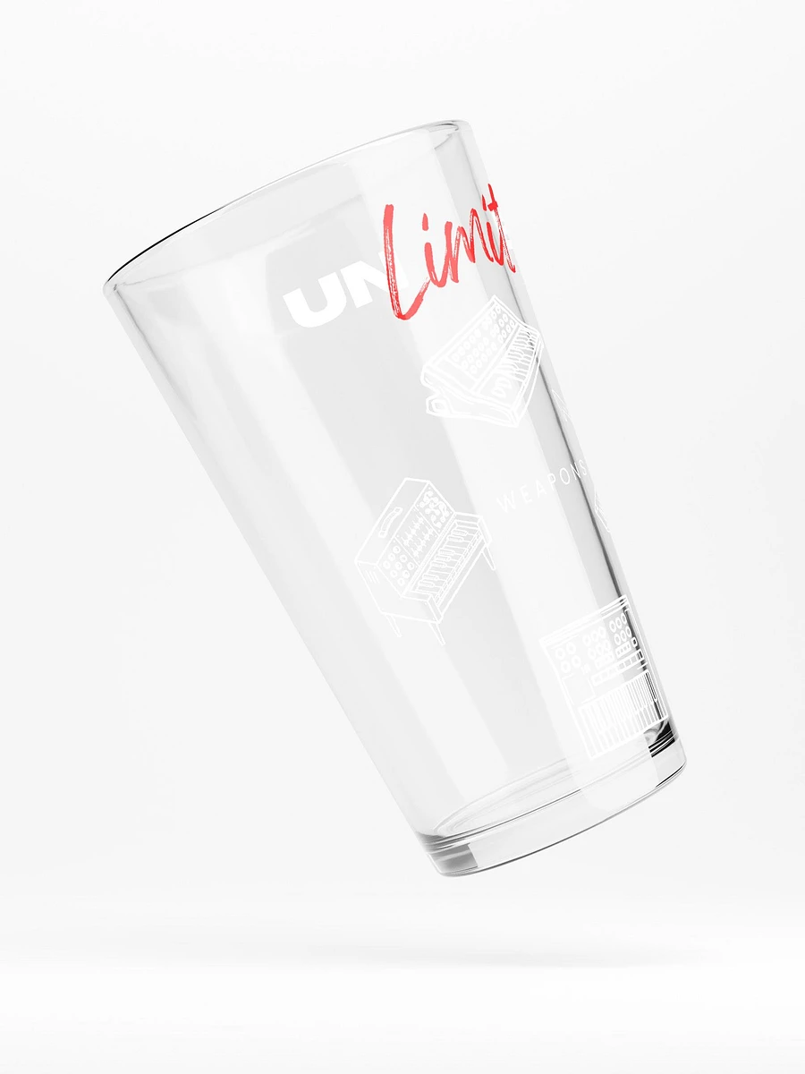 UNLIMITED WEAPONS PINT GLASS product image (4)