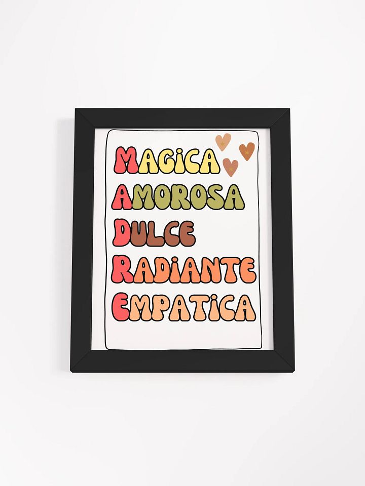 Mother’s day acrostic Boho Design Wallart product image (1)