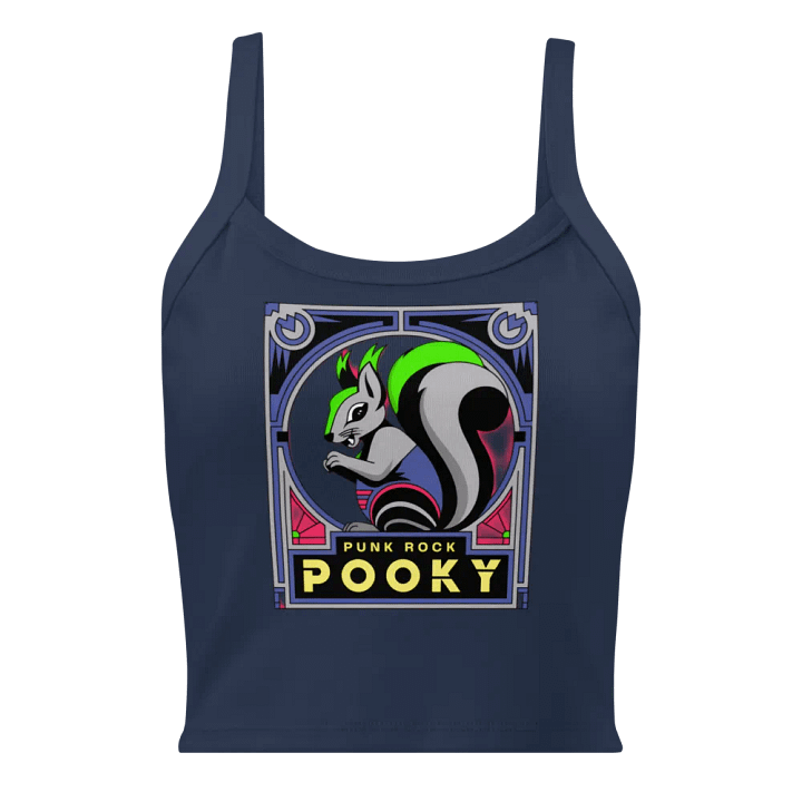 Neon Punk Squirrel Ribbed Tank product image (1)