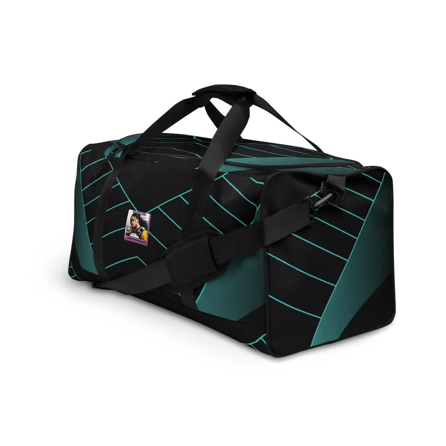 Symmetric Neon Paths Duffle Bag product image (10)