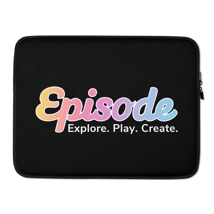 Episode Laptop Sleeve Black With Gradient Logo product image (2)