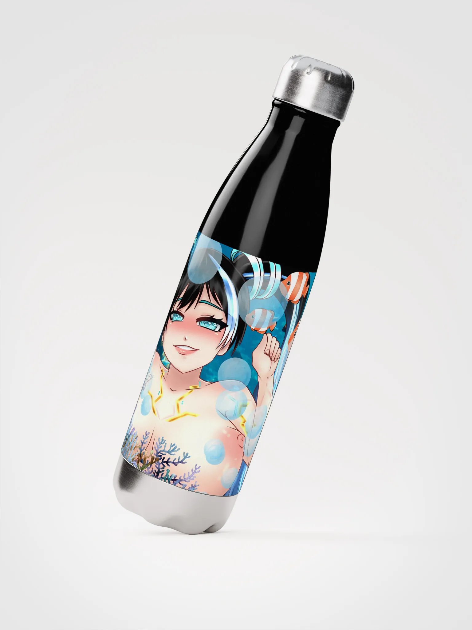 Adult Only Summer Swim Cyber DEM0 Metal Water Bottle product image (2)