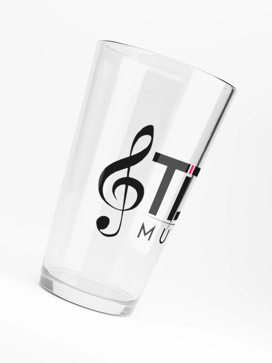 TDS Music Shaker Pint Glass - 16oz Clear Glass with Music Design product image (6)