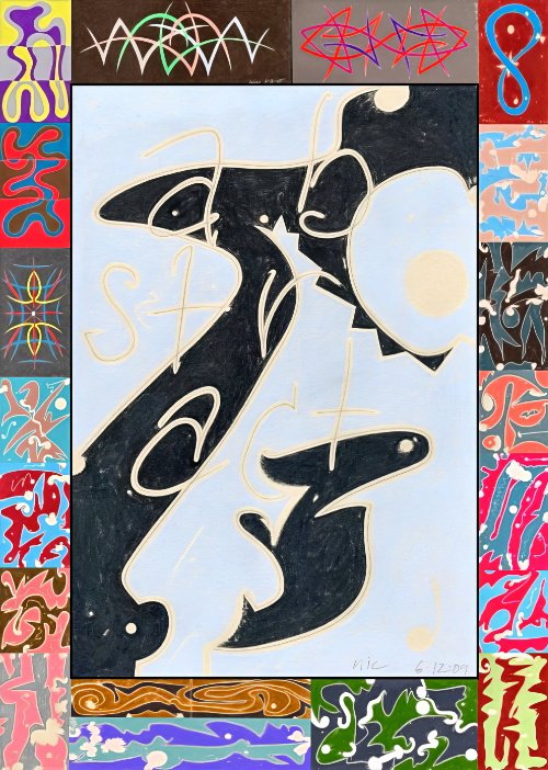 Abstract poster 2009 print product image (1)