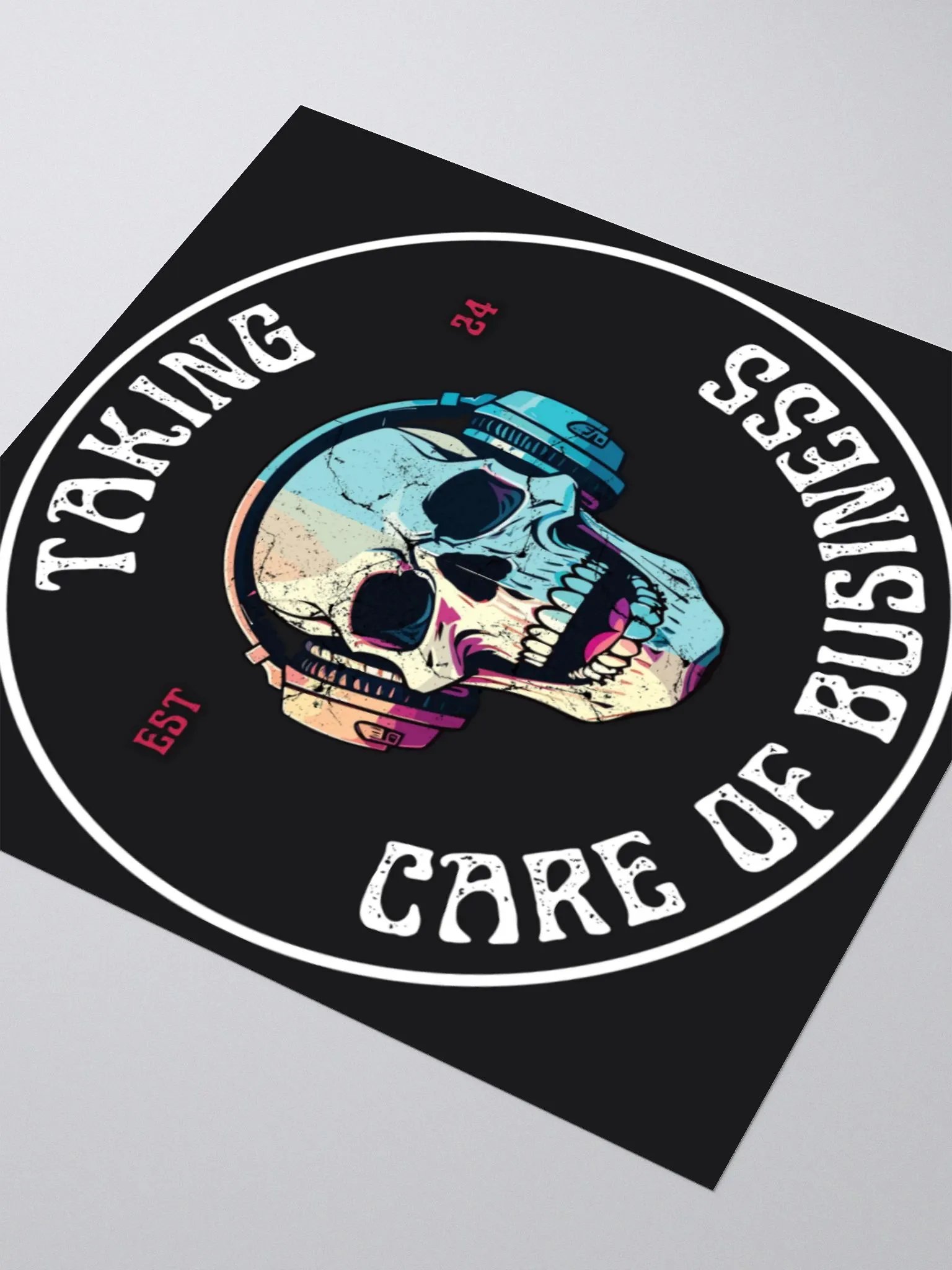 Taking Care of Business Gym Sticker product image (7)