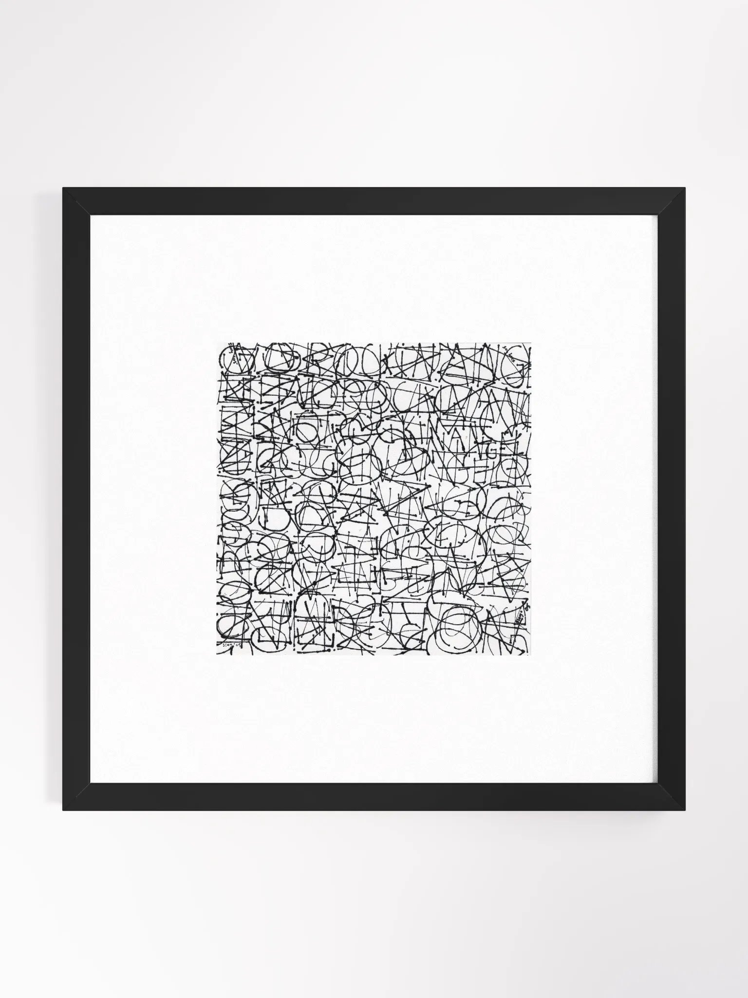 No Rockin' Angel Print Framed product image (1)