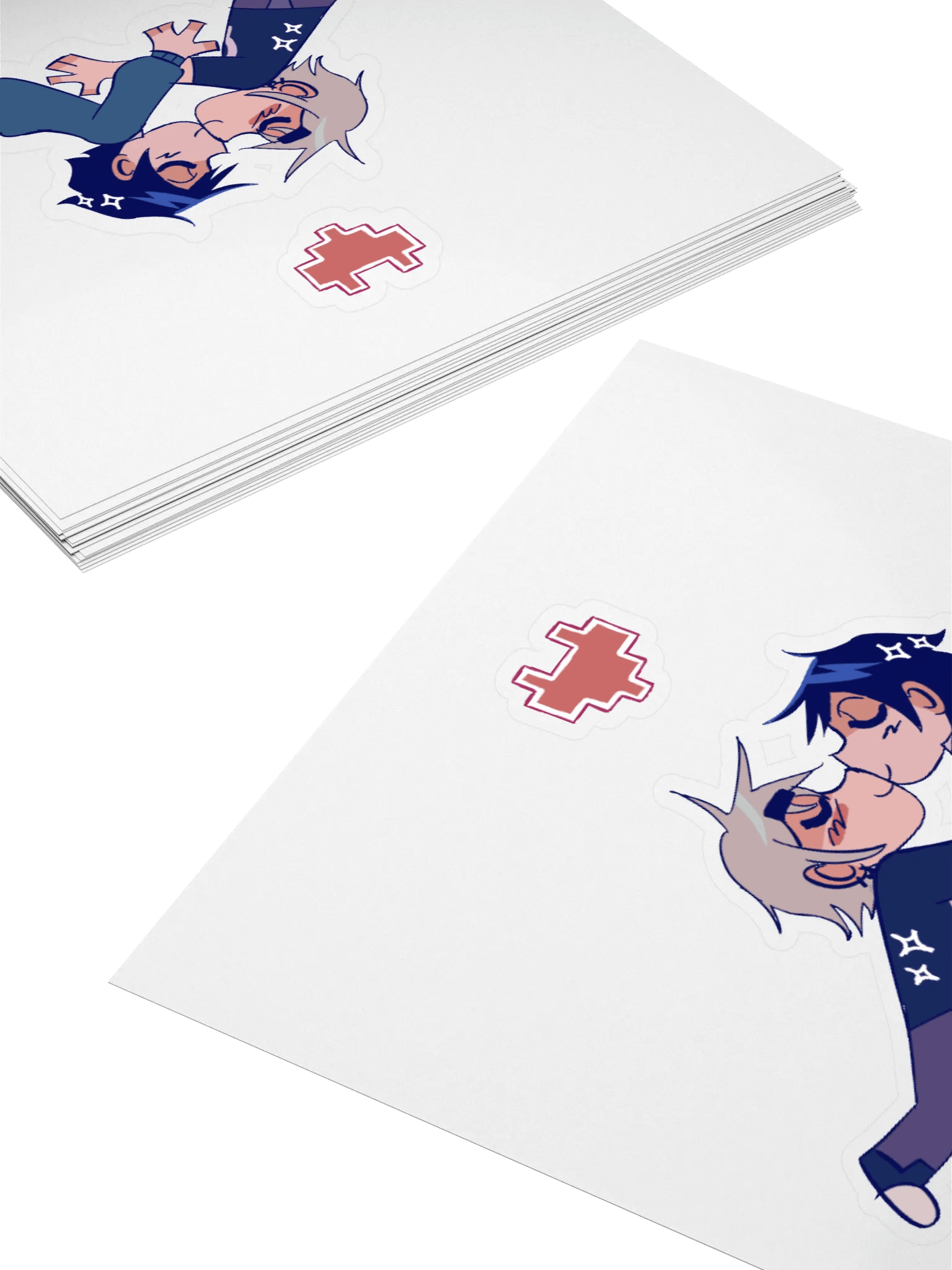Todd Ingram & Wallace Wells kissing sprite Scott Pilgrim product image (4)