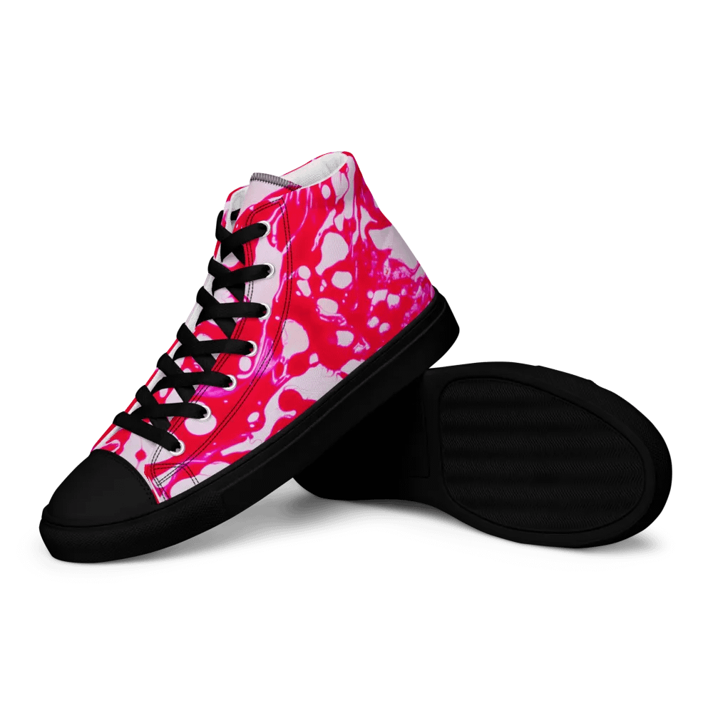 Women's High Top Canvas Shoes: 