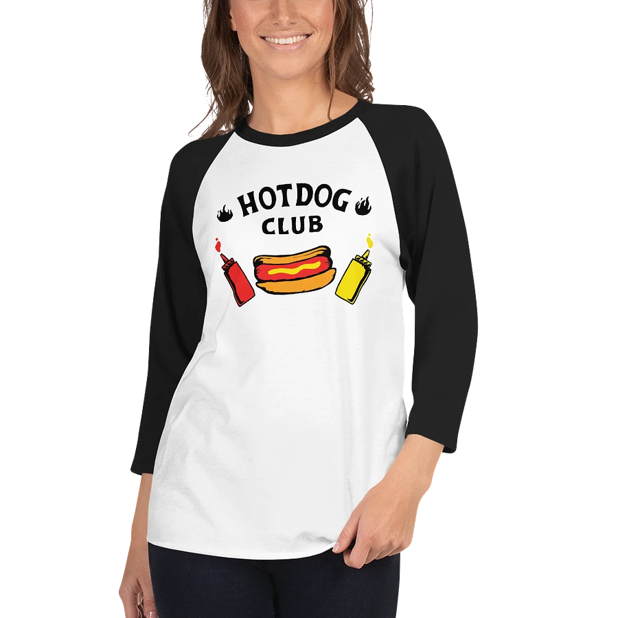Hotdog Club Raglan Shirt product image (4)