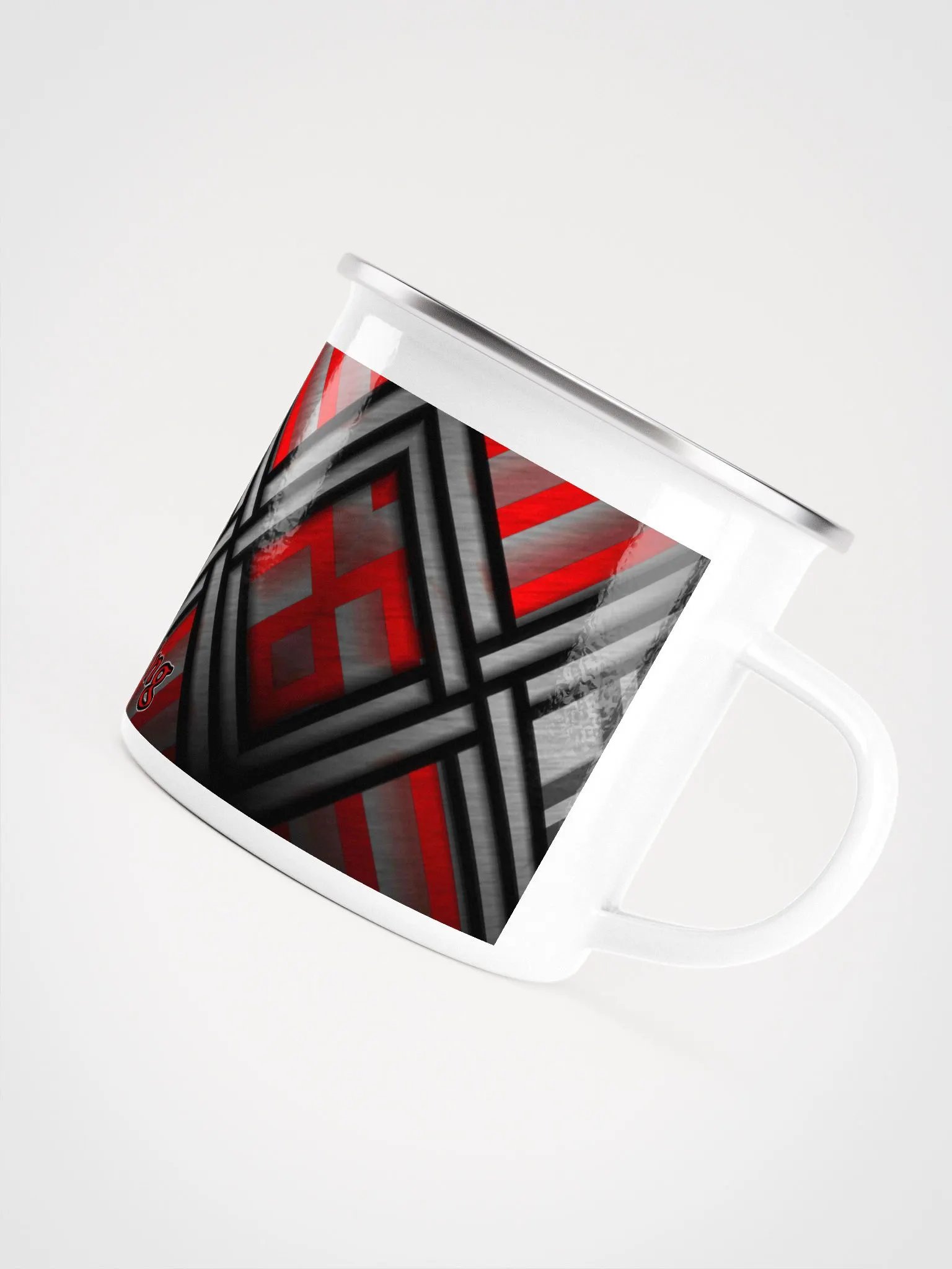 Jiffy Red Panda Enamel Mug product image (5)