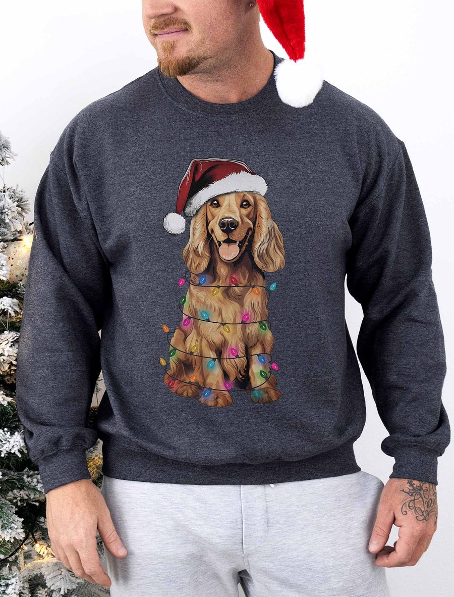 Funny Cocker Spaniel Christmas Sweatshirt for Cocker Spaniel Paw-rents product image (1)