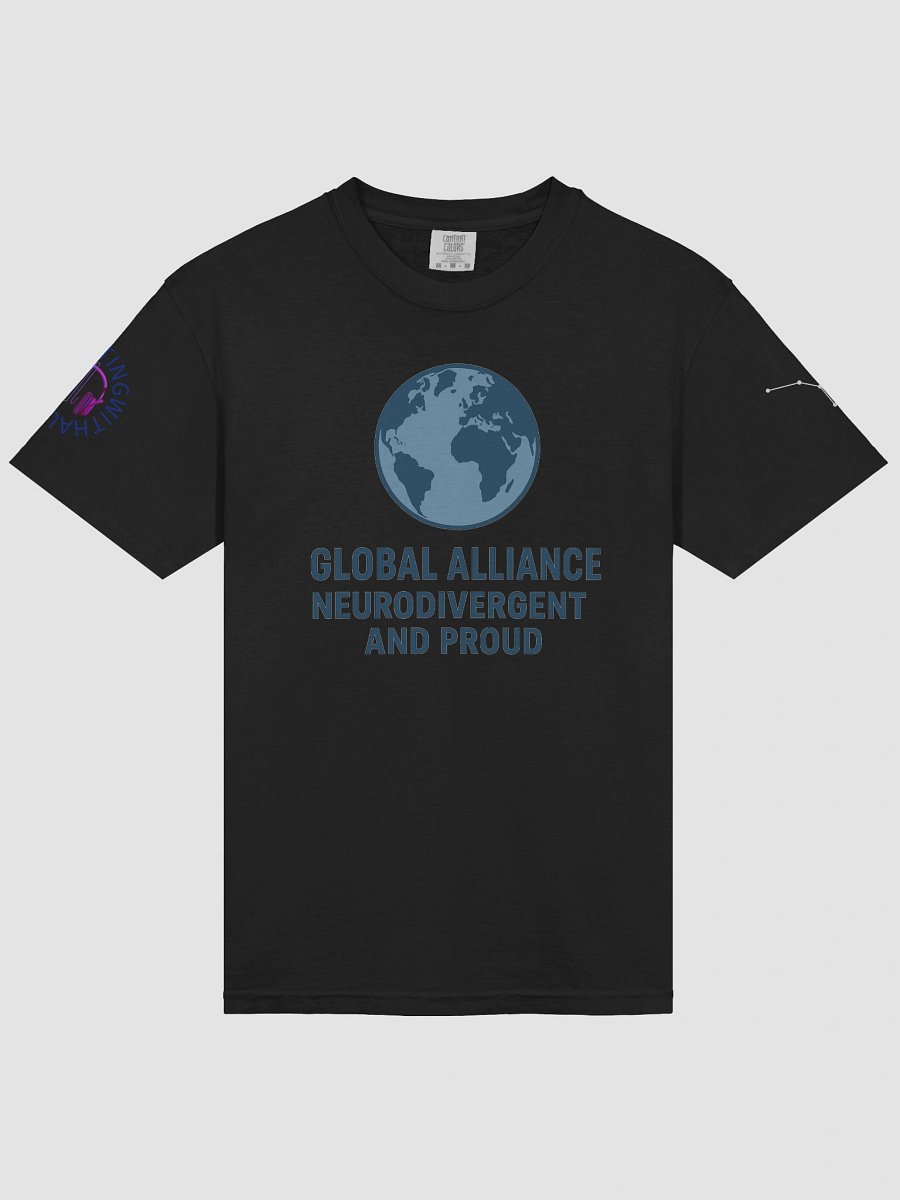 🌍 Global Alliance Tee — Neurodivergent and Proud product image (11)