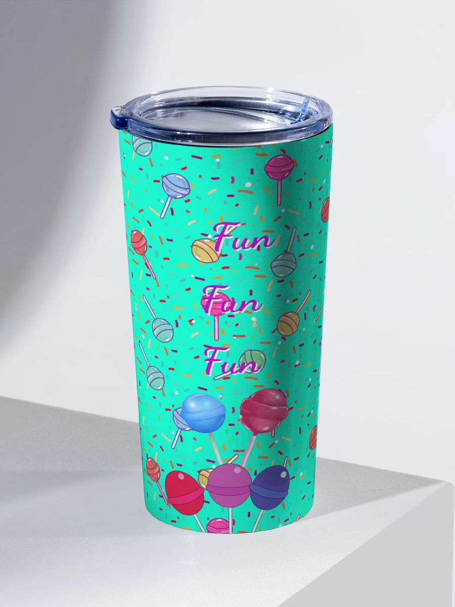 Lollipop Fun 20oz Stainless Steel Tumbler party gift for friends ladies daughters girls product image (2)