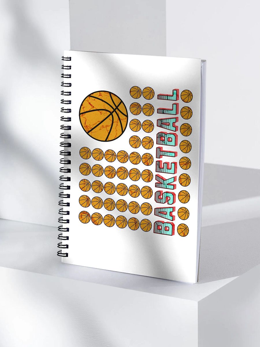 US Flag Basketball Hoops Galore Spiral Notebook product image (3)