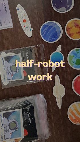 this is how i heal my perfectionism and learn to be human ✨

running stikie solo means doing it all—design, production, qc, a...