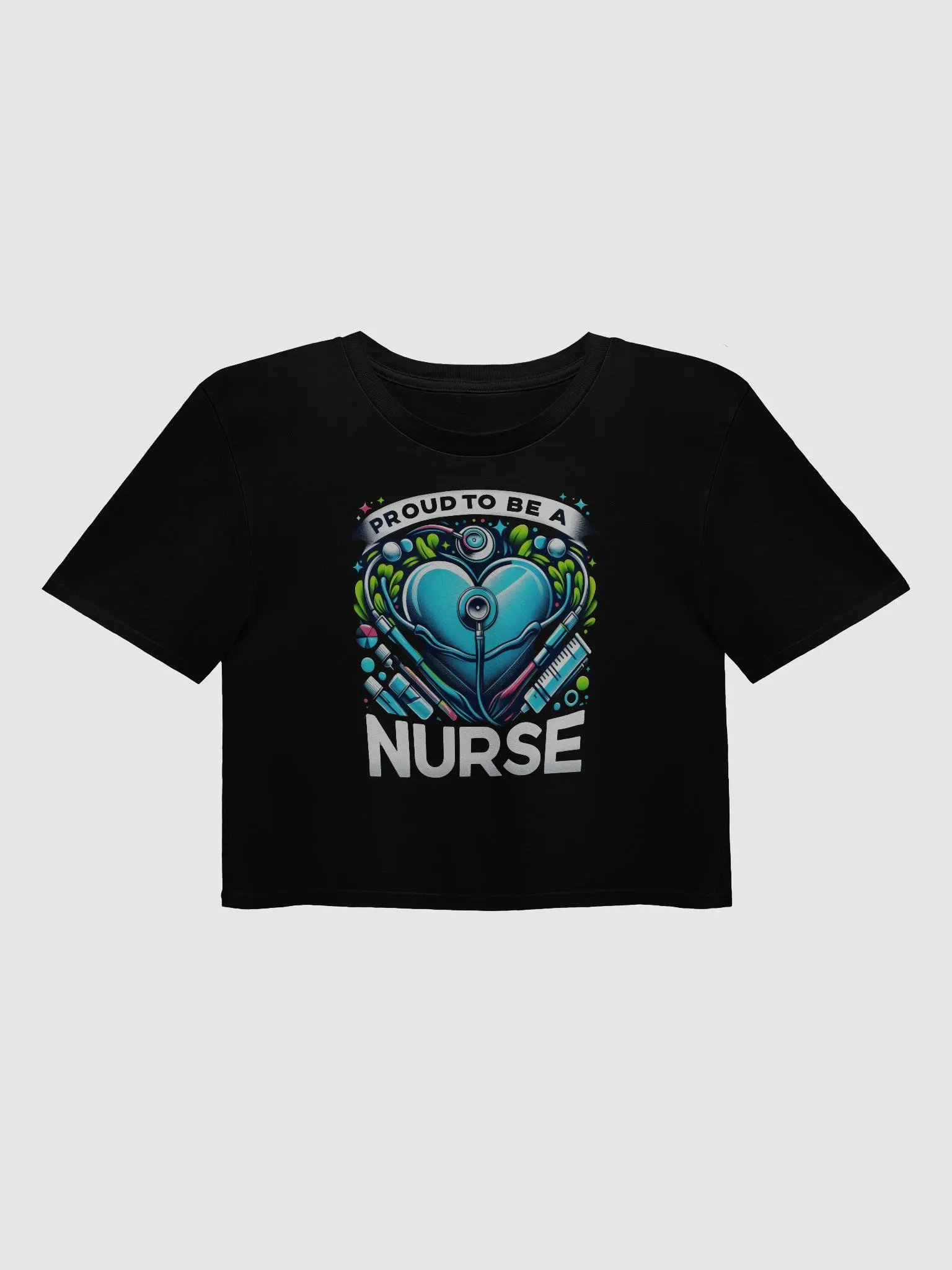 Proud Nurse, Heartfelt Nurse Celebration Crop Top product image (2)