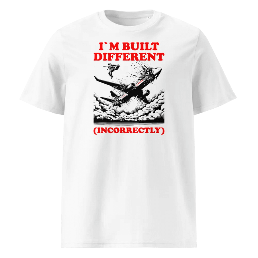 I`M BUILT DIFFERENT INCORRECTLY 737 MAX FUNNY SHIRT product image (1)