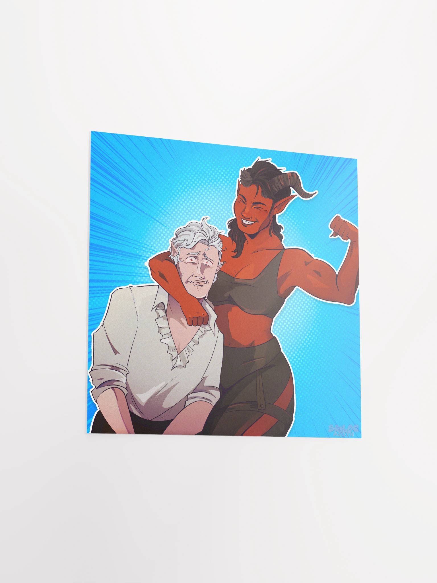Let's go Soldier! Square Print product image (12)