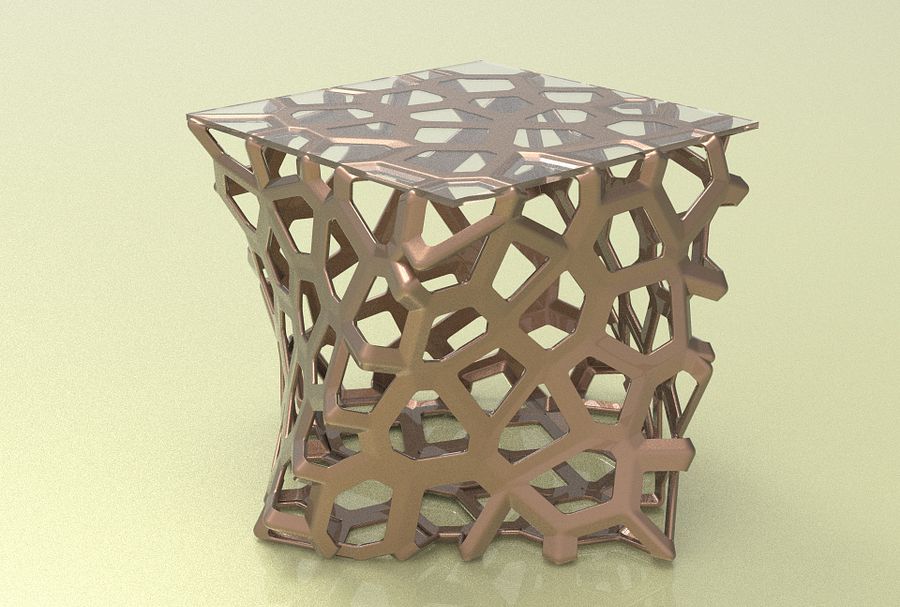 Weaverbird Voronoi Parametric Furniture Design Grasshopper Rhino Files Download product image (1)
