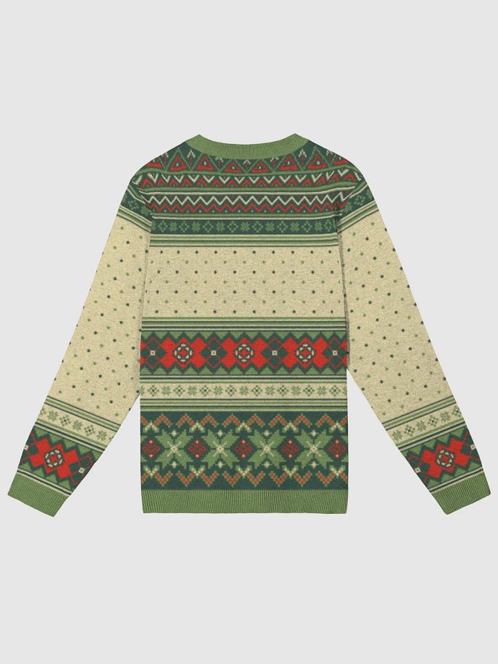 Floral Pizza Bones: Whimsical Skeleton Knit Sweater product image (10)