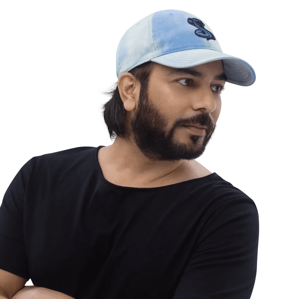 Snek Tie Dye Cap - cloud product image (12)