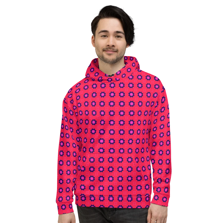 Abstract Red All Over Print Unisex Hoodie product image (12)