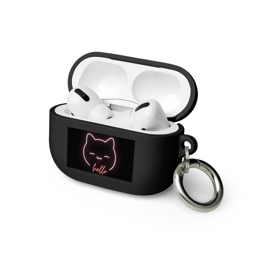 Neon Kitty Greetings AirPods Case product image (14)