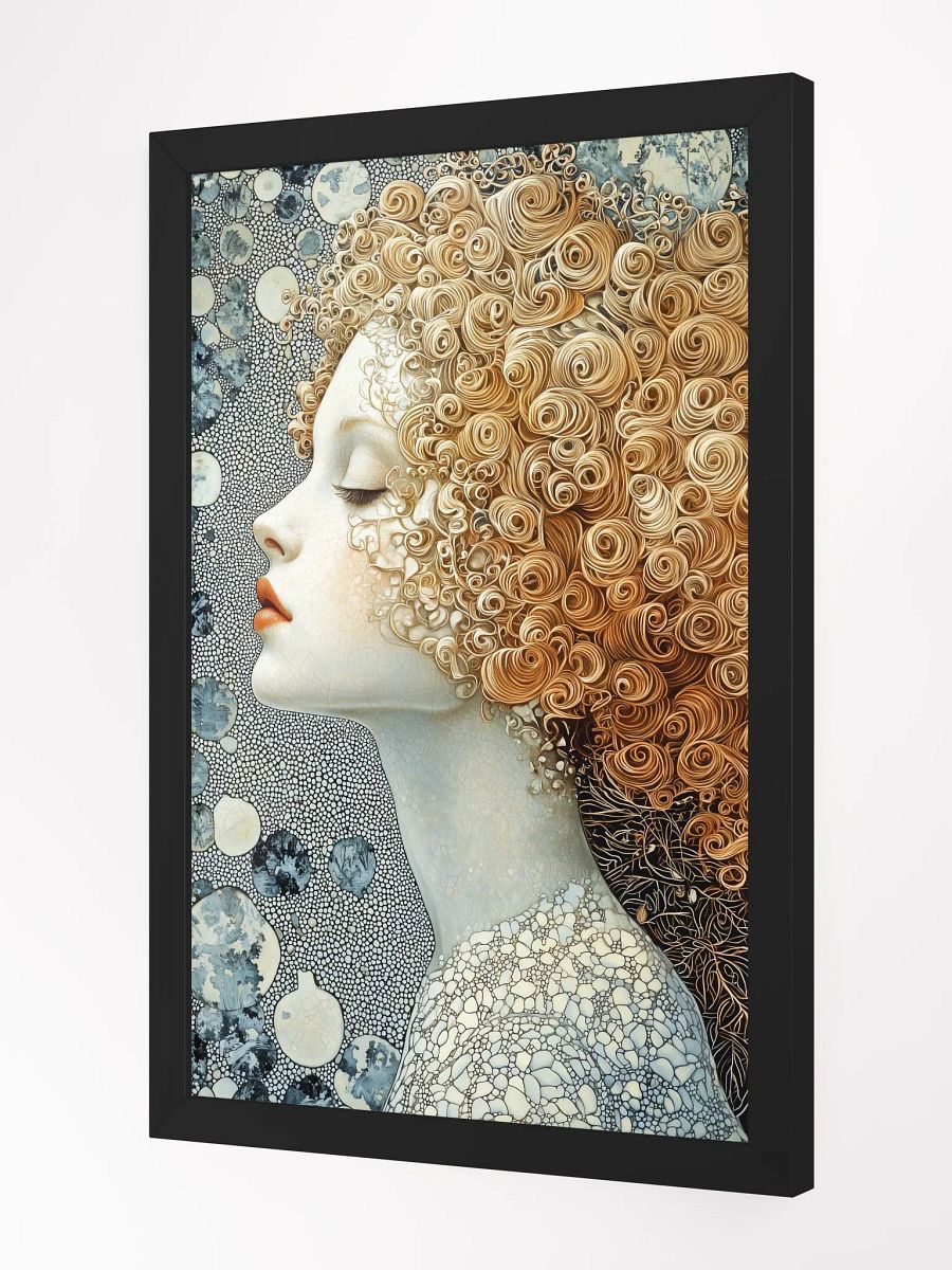 Golden Curls Enchantress: Fantasy Poster of a Magical Forest Fairy product image (2)