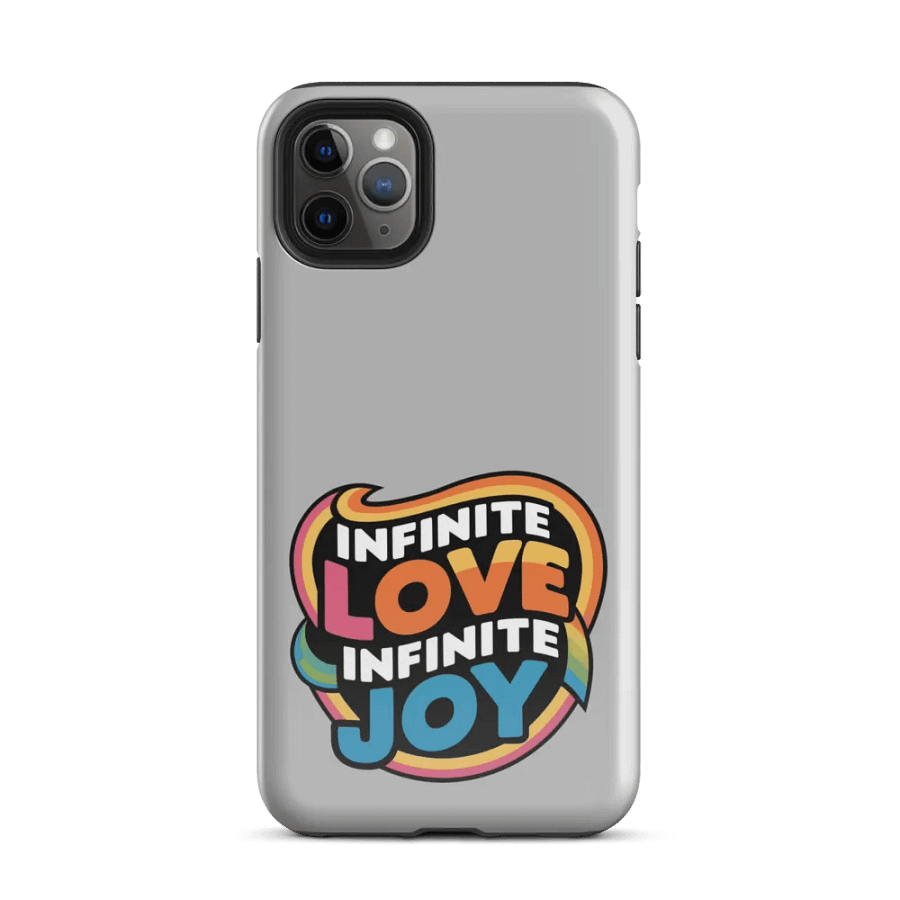 Infinite Love Infinite Joy Tough Case for Iphone (Grey) product image (2)