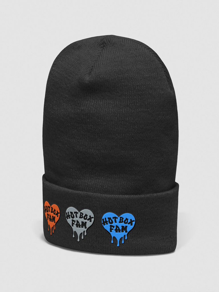 HOT BOX FAM SOLID EMBROIDERY BEANIE product image (15)
